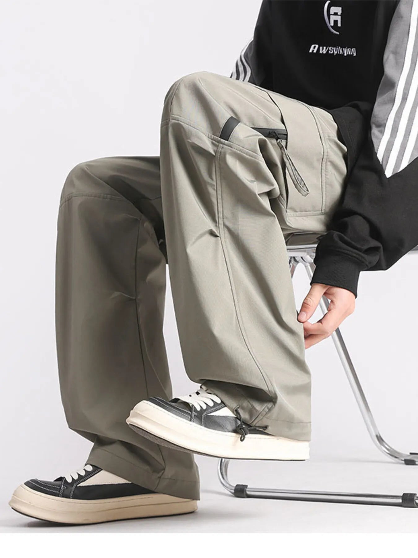 Men's Plus Size Loose Fit Cargo Pants
