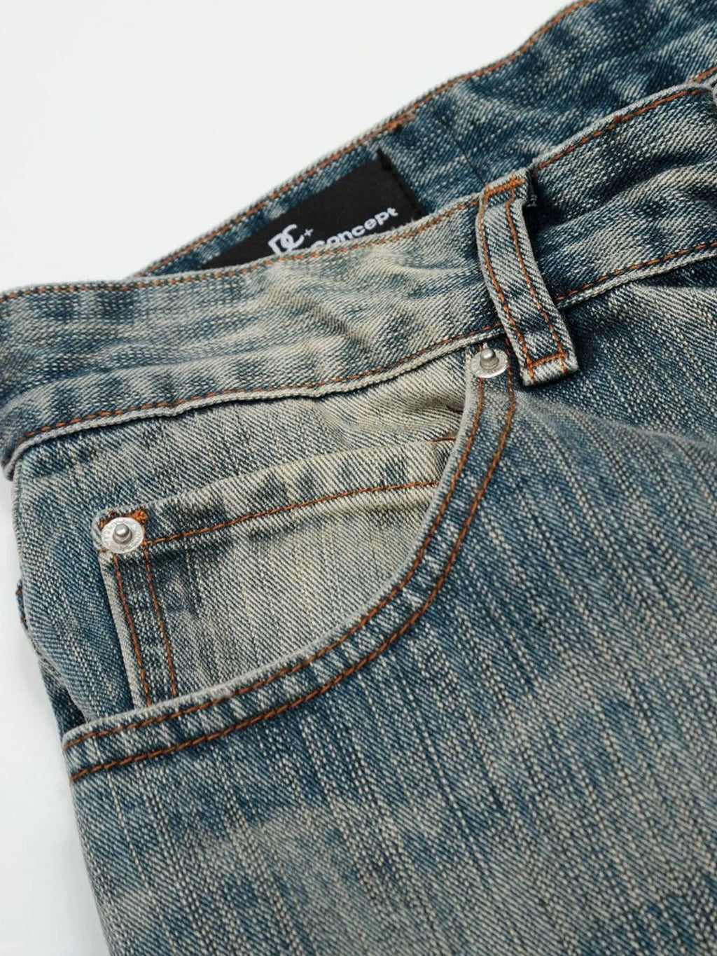 Men's Vintage Washed Baggy Jeans