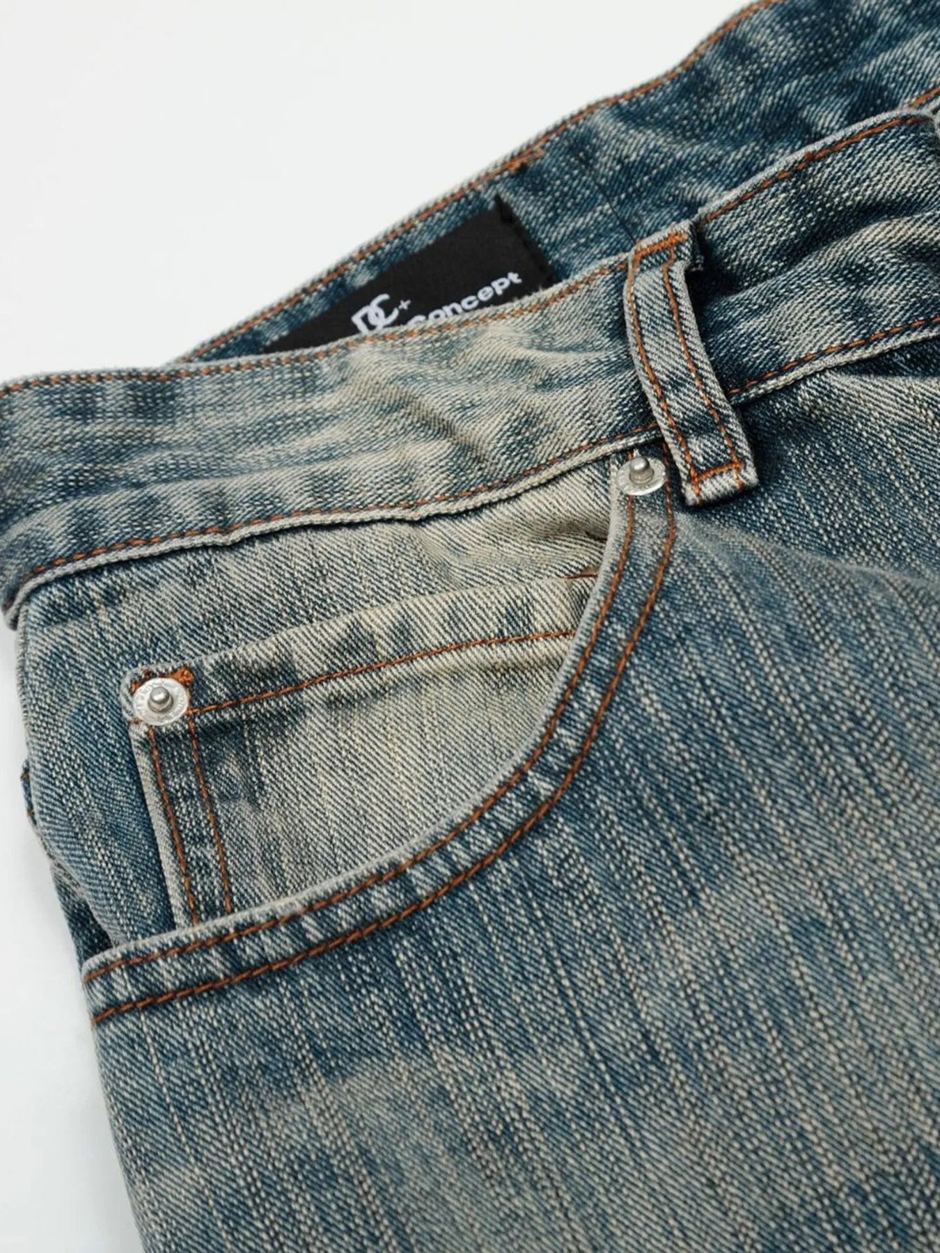 Men's Vintage Washed Baggy Jeans