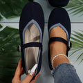 Round Toe Mesh Slip-Ons