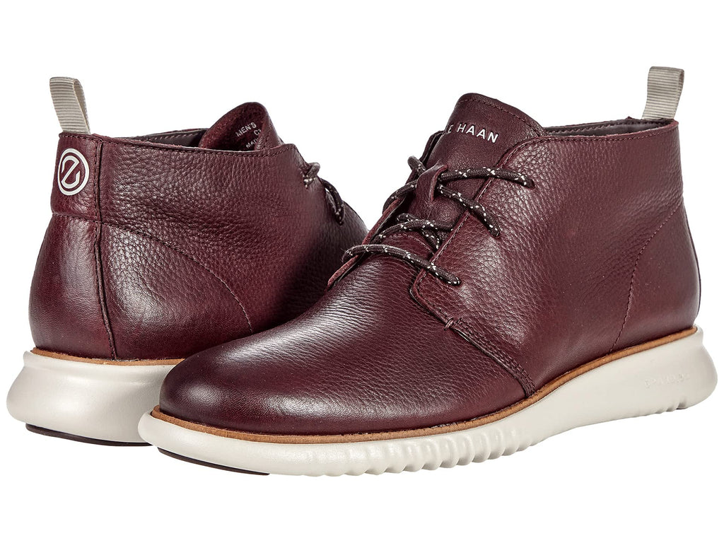 Cole Haan Mens 2.Zerogrand Chukka Boot Pinot/Dove Gray 11.5