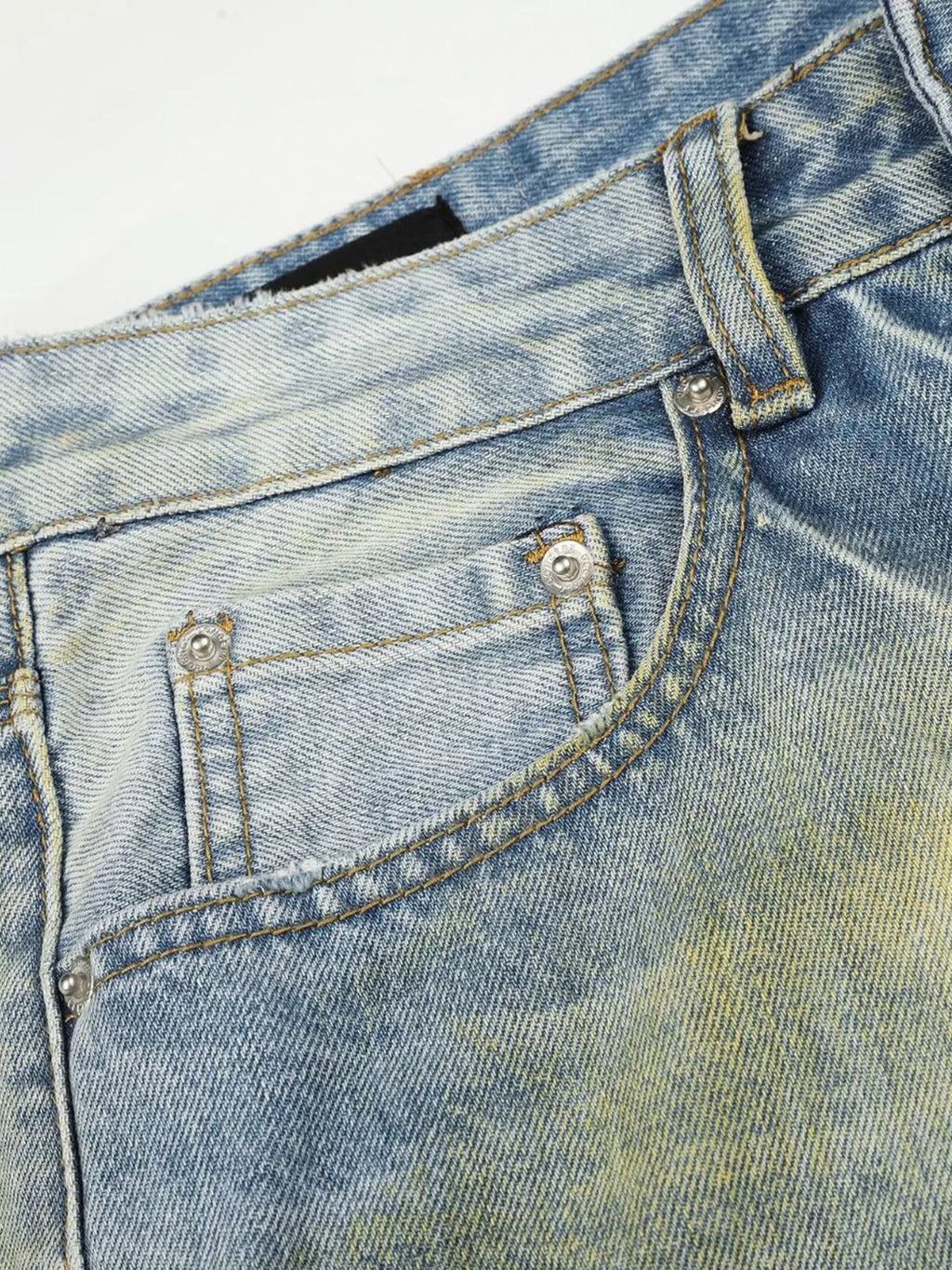 Men's Vintage Wash Wide Leg Jeans