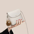 Leather Flap Crossbody Bag