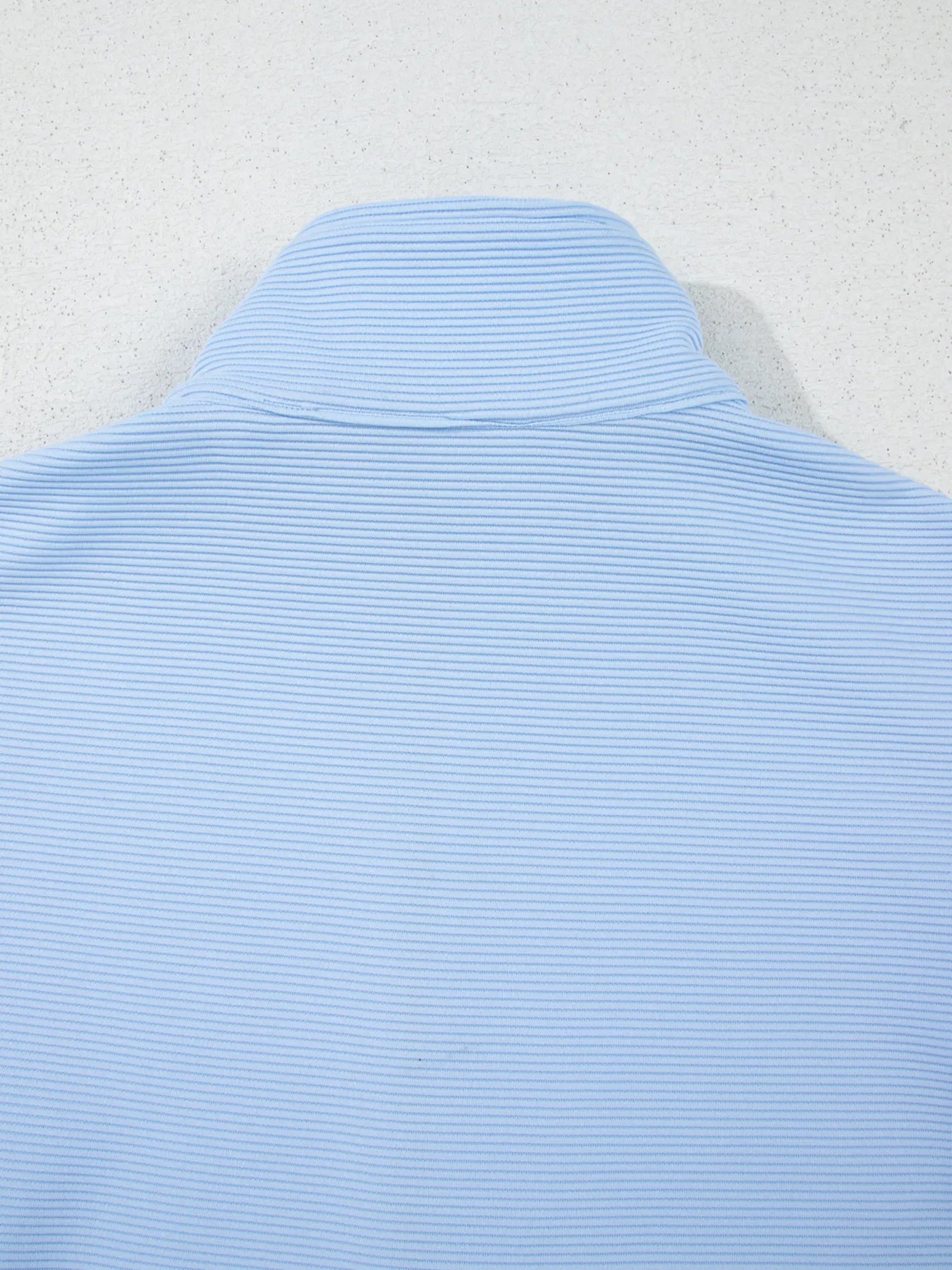 Half Zip Short Sleeve Polo and Shorts Set