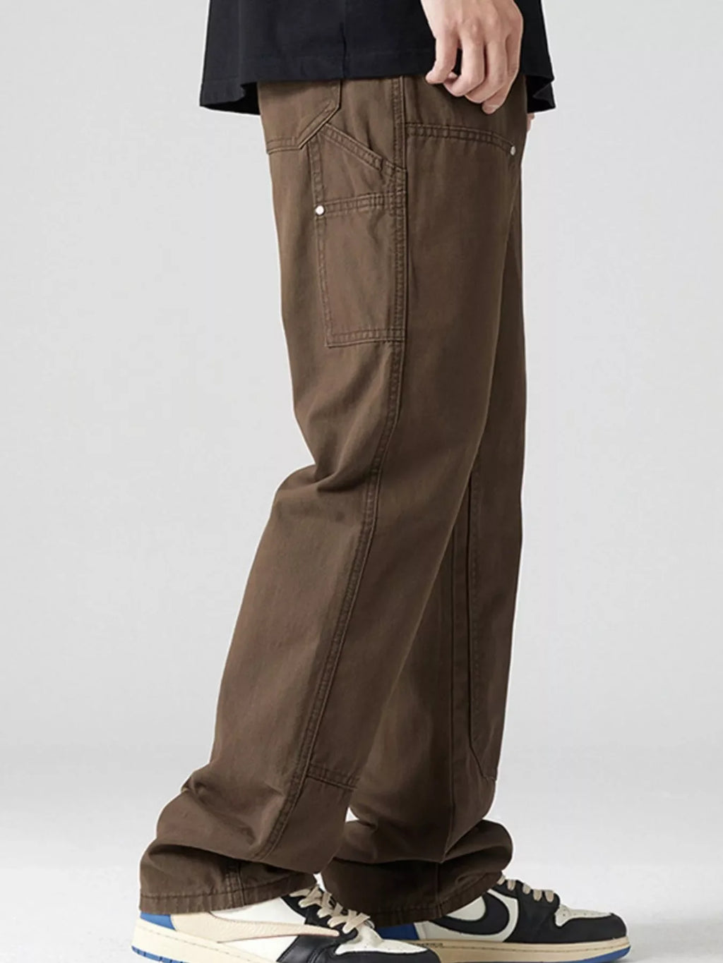 Men's Wide-Leg Relaxed Fit Jeans