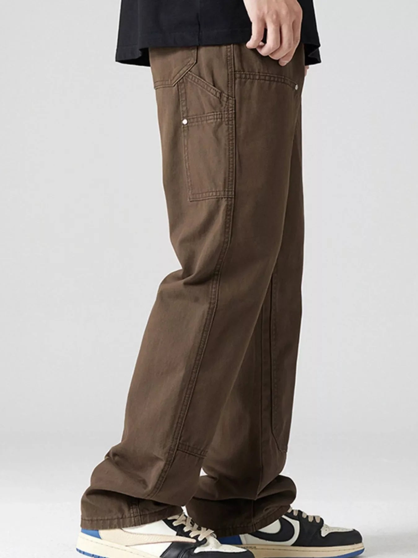 Men's Wide-Leg Relaxed Fit Jeans