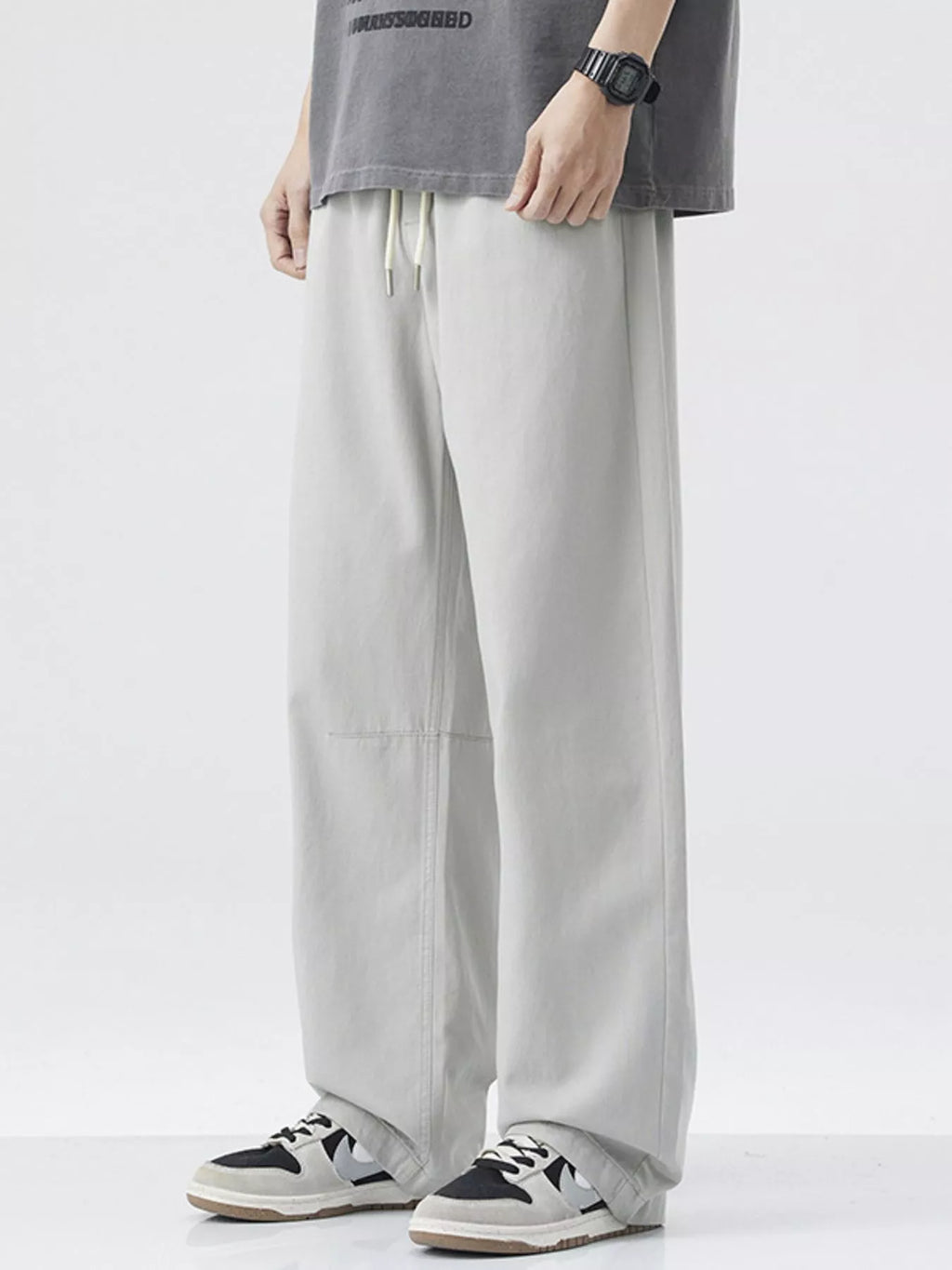 Men's Wide Leg Casual Pants