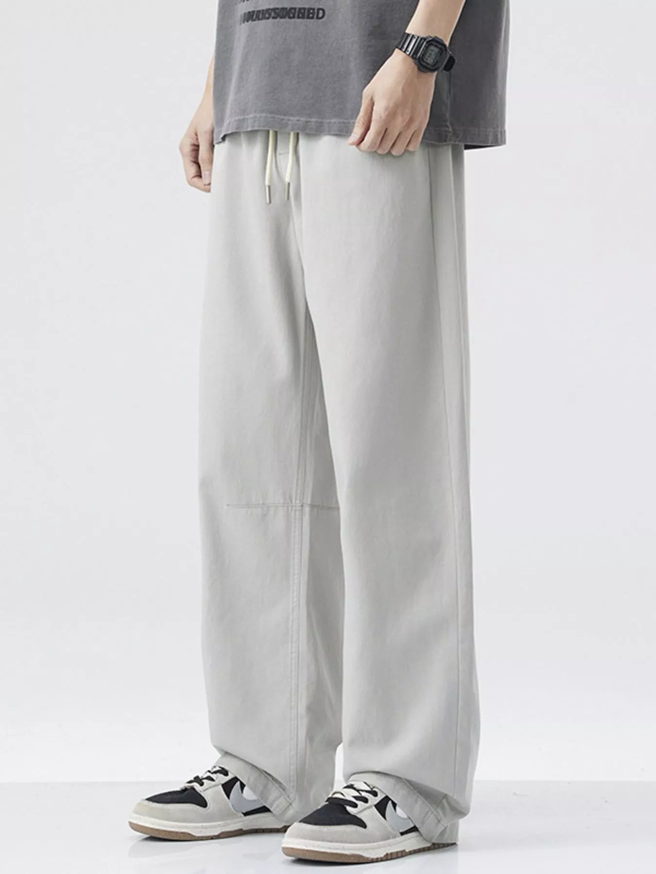 Men's Wide Leg Casual Pants