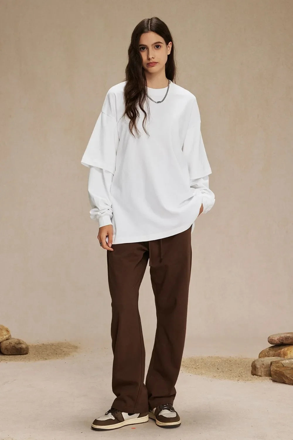 Men's Round Neck Long Sleeve T-Shirt