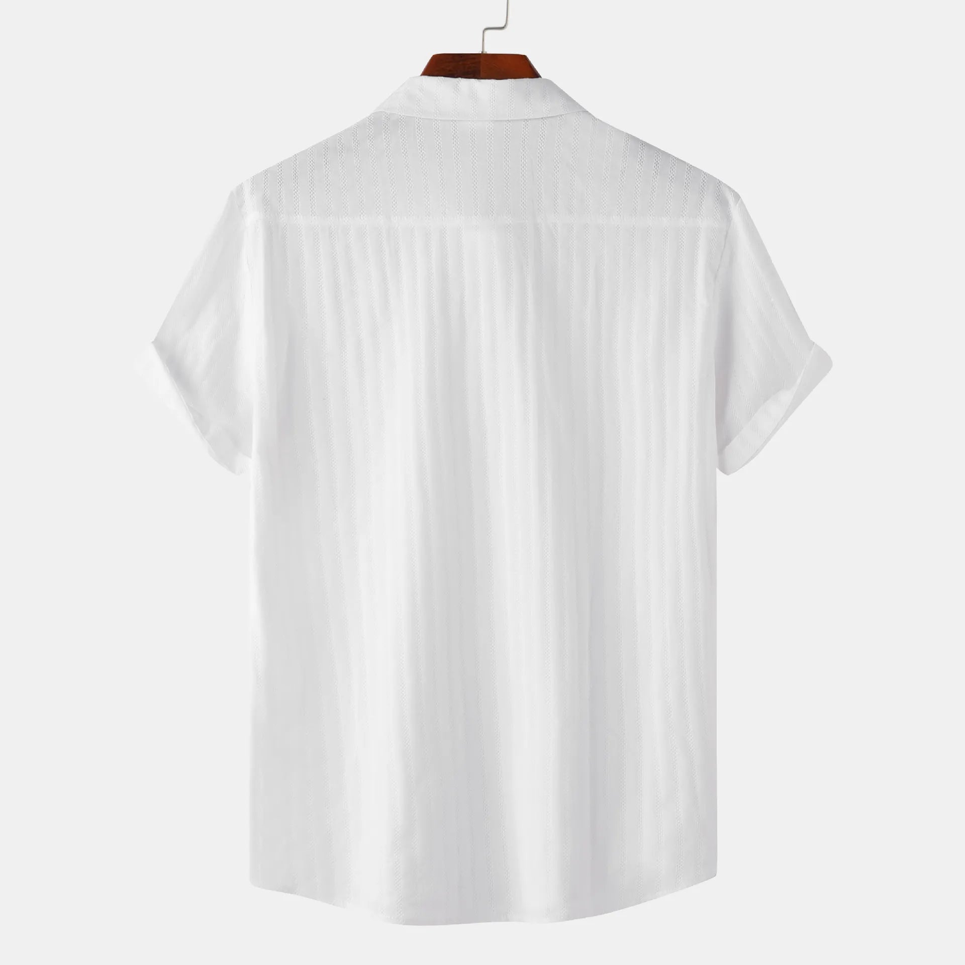 Men's Casual Short Sleeve Button Down Shirt