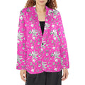Baha Ranch Hot Pink YEEHAW Rhinestone Cowgirl Blazer