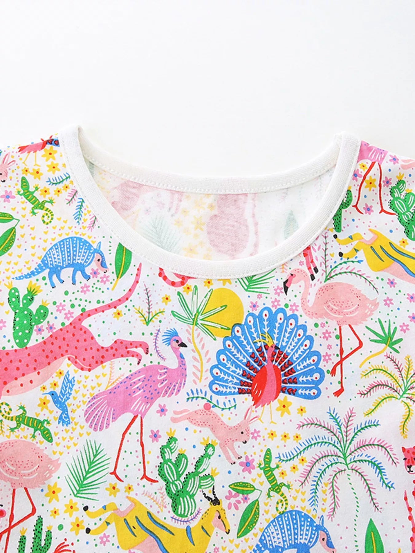 Children's Printed Short Sleeve Dress
