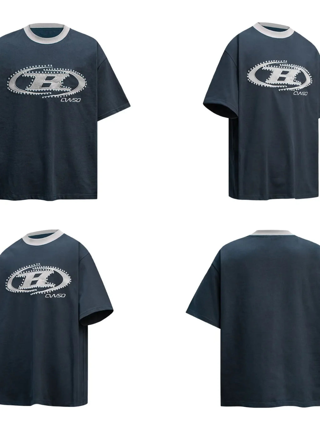 Men's Pearl Detail Short Sleeve T-Shirt