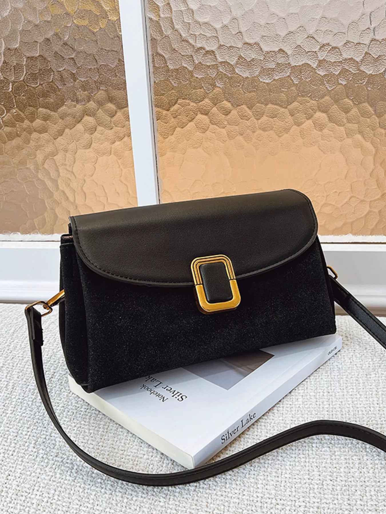 Buckle Flap Crossbody Bag