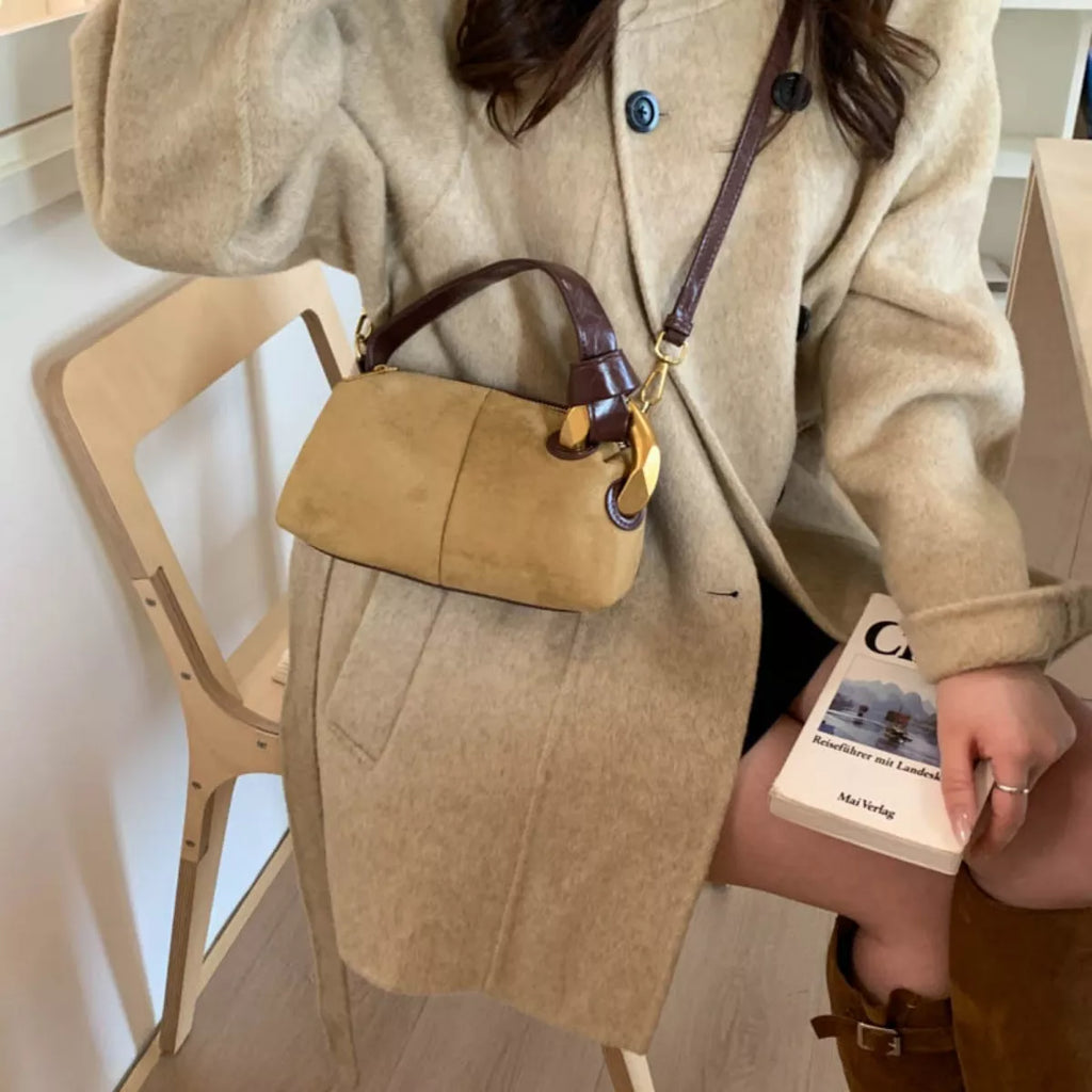 Suede Mini Crossbody Bag