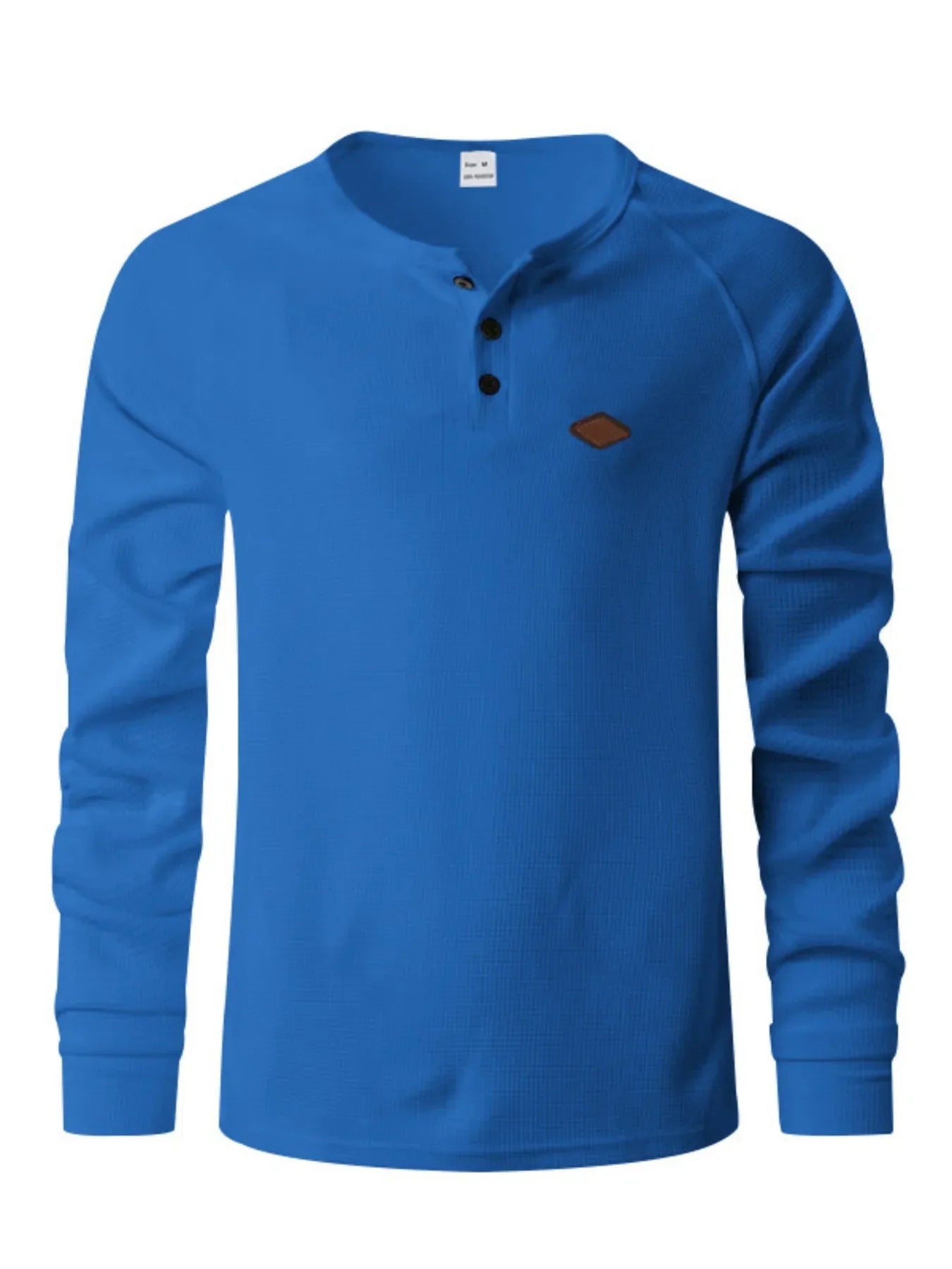 Men's Full Size Button Detail Long Sleeve T-Shirt Plus Size