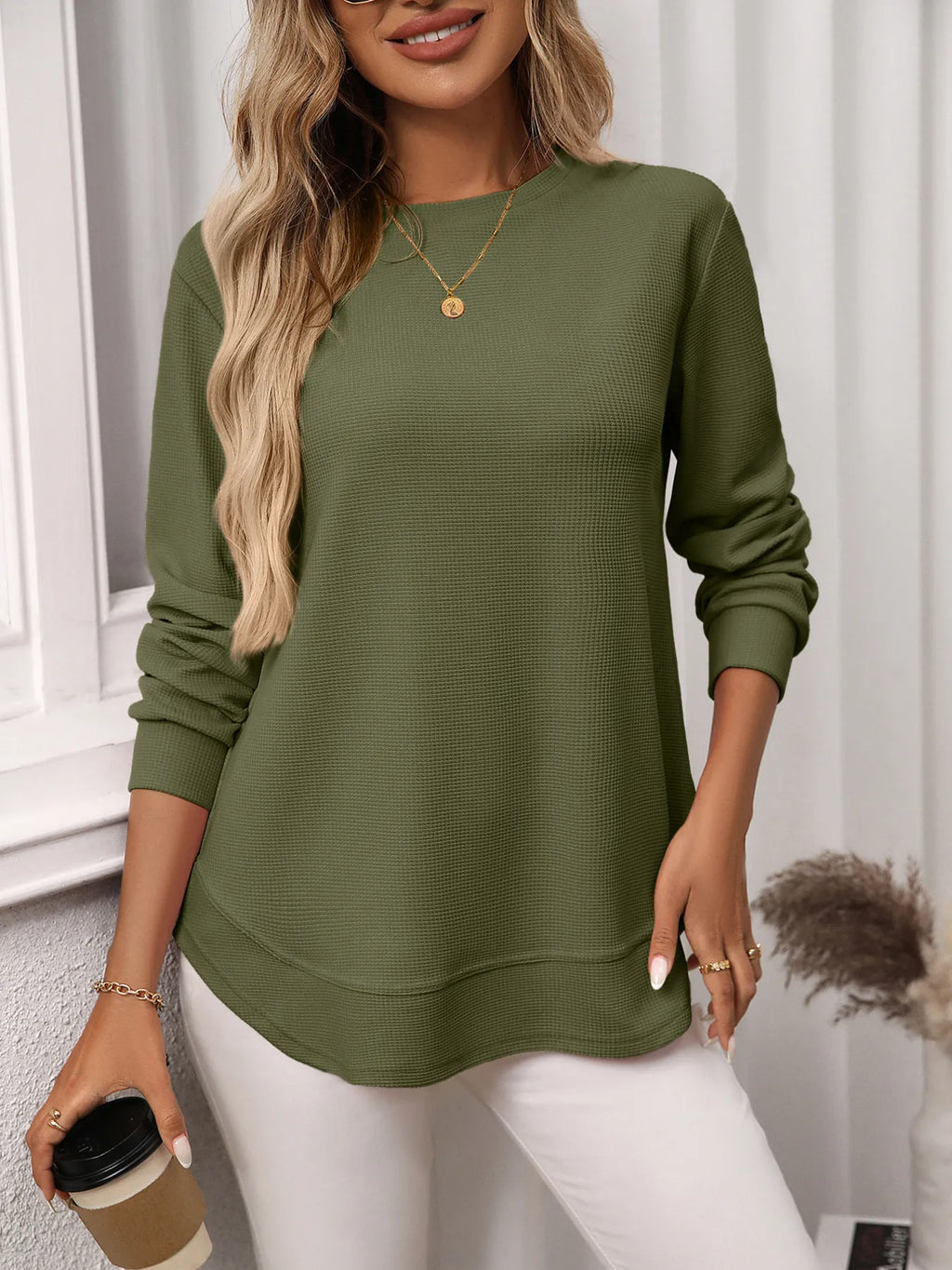 Long Sleeve Round Neck T-Shirt