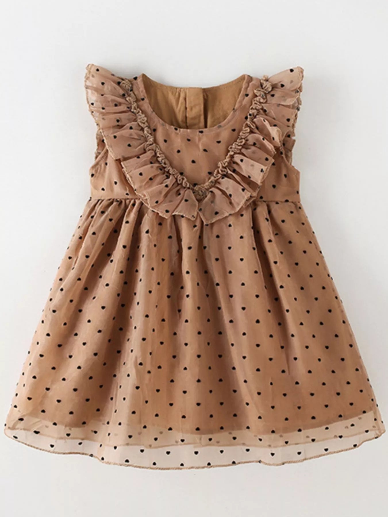 Children's Polka Dot Ruffle Dress