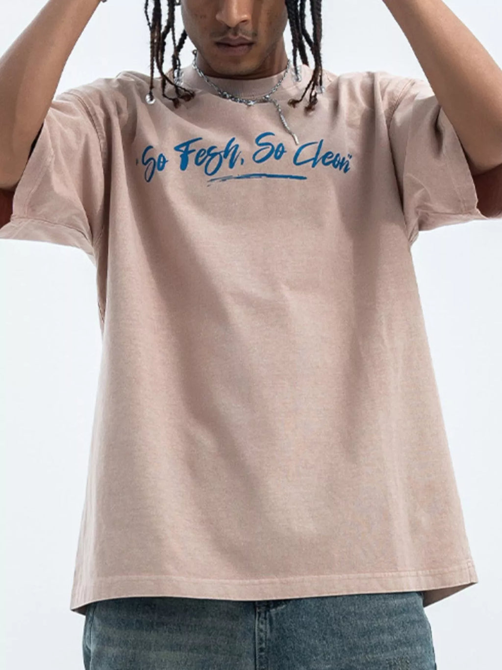 Men's Washed Graphic Oversized T-Shirt