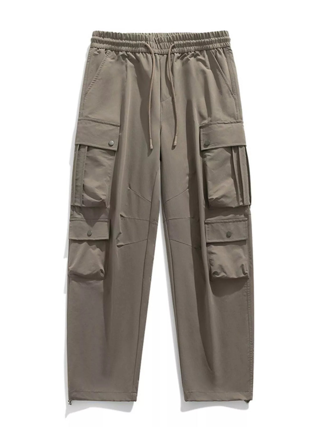 Men's Plus Size Loose Fit Multi-Pocket Cargo Pants