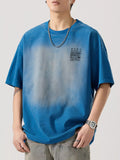 Men's Full Size Round Neck Oversized T-Shirt Plus Size