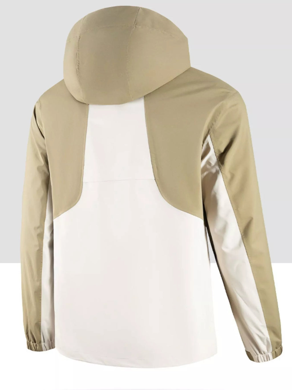 Men's Full Size Waterproof Hooded Outdoor Jacket Plus Size