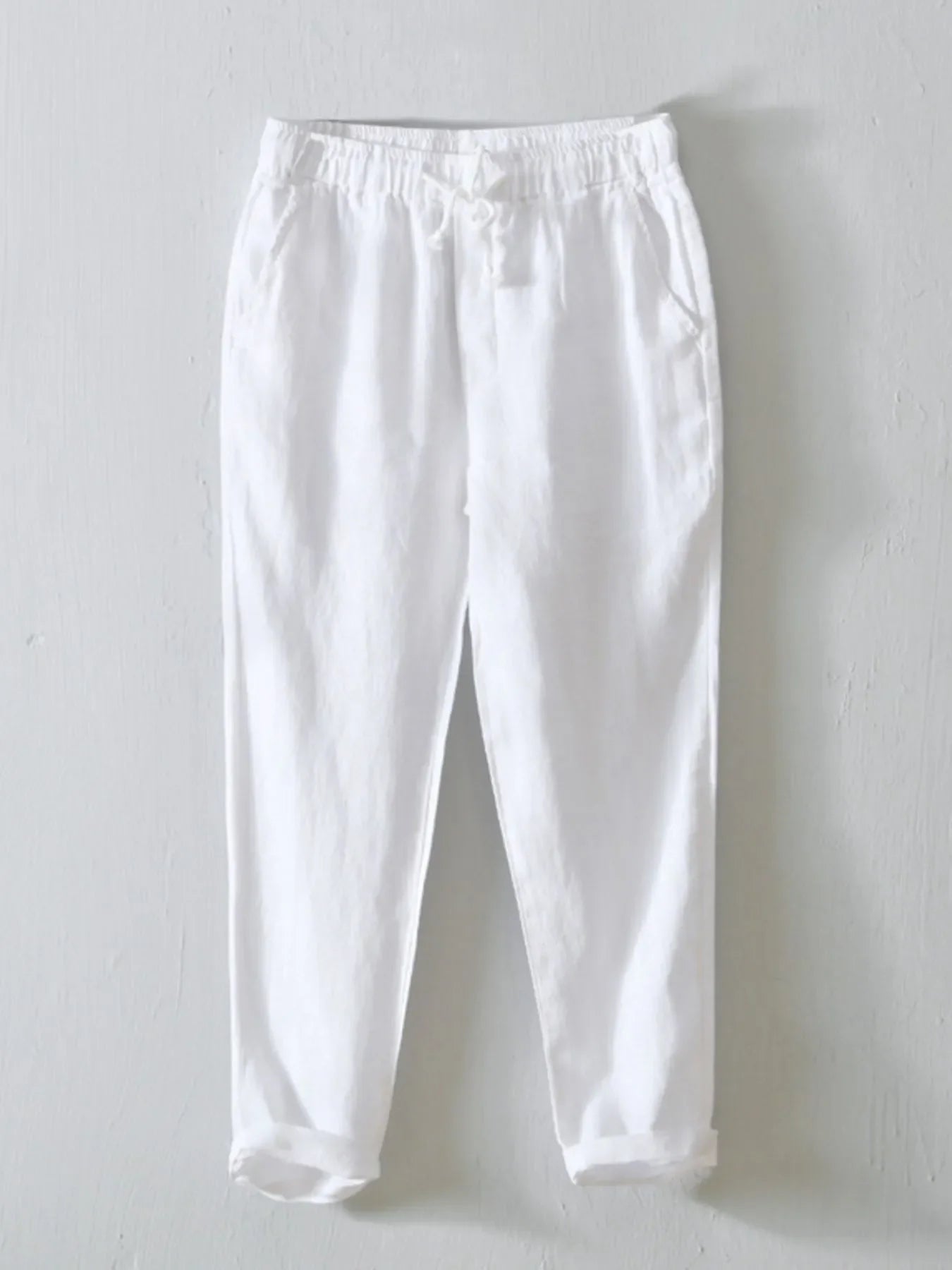 Men's Plus Size Drawstring Loose Fit Pants