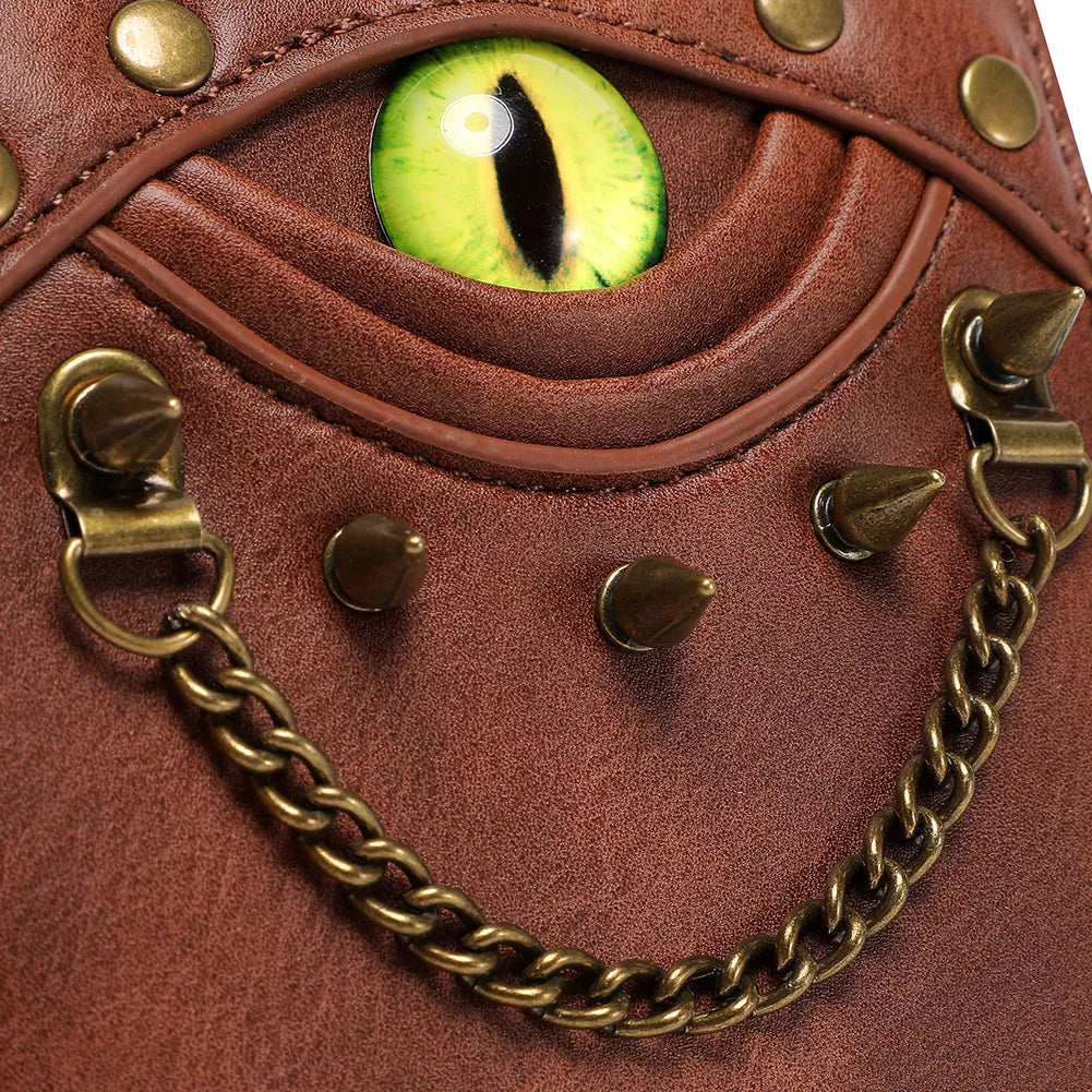 Steampunk Eye Decor Crossbody Bag