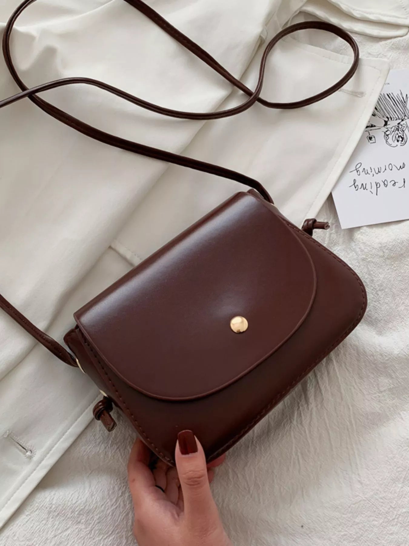 PU Leather Crossbody Bag