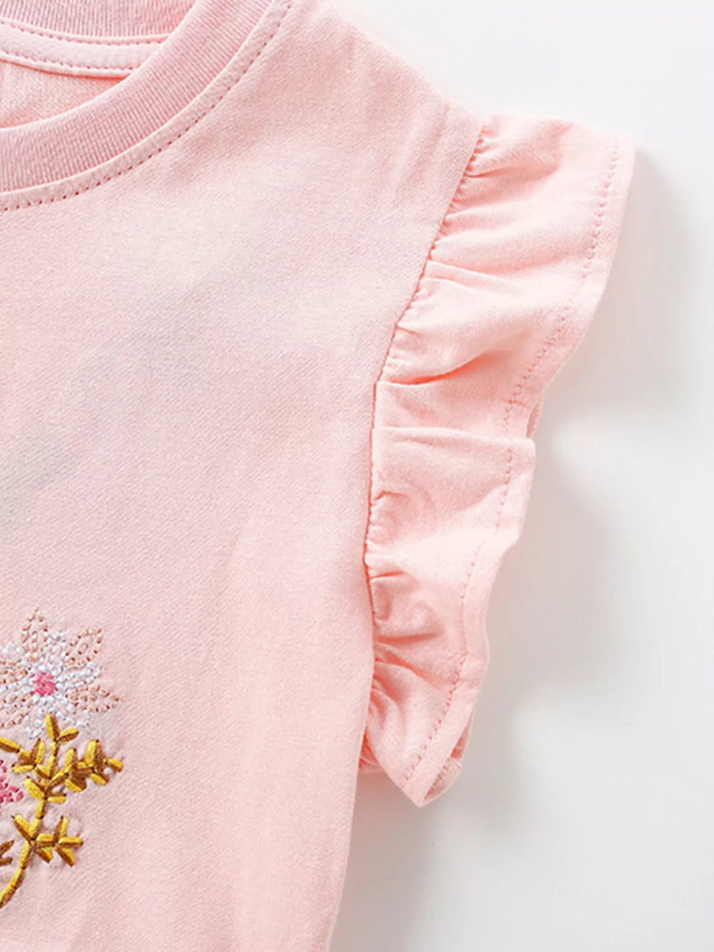 Children's Unicorn Ruffle Sleeve Dress