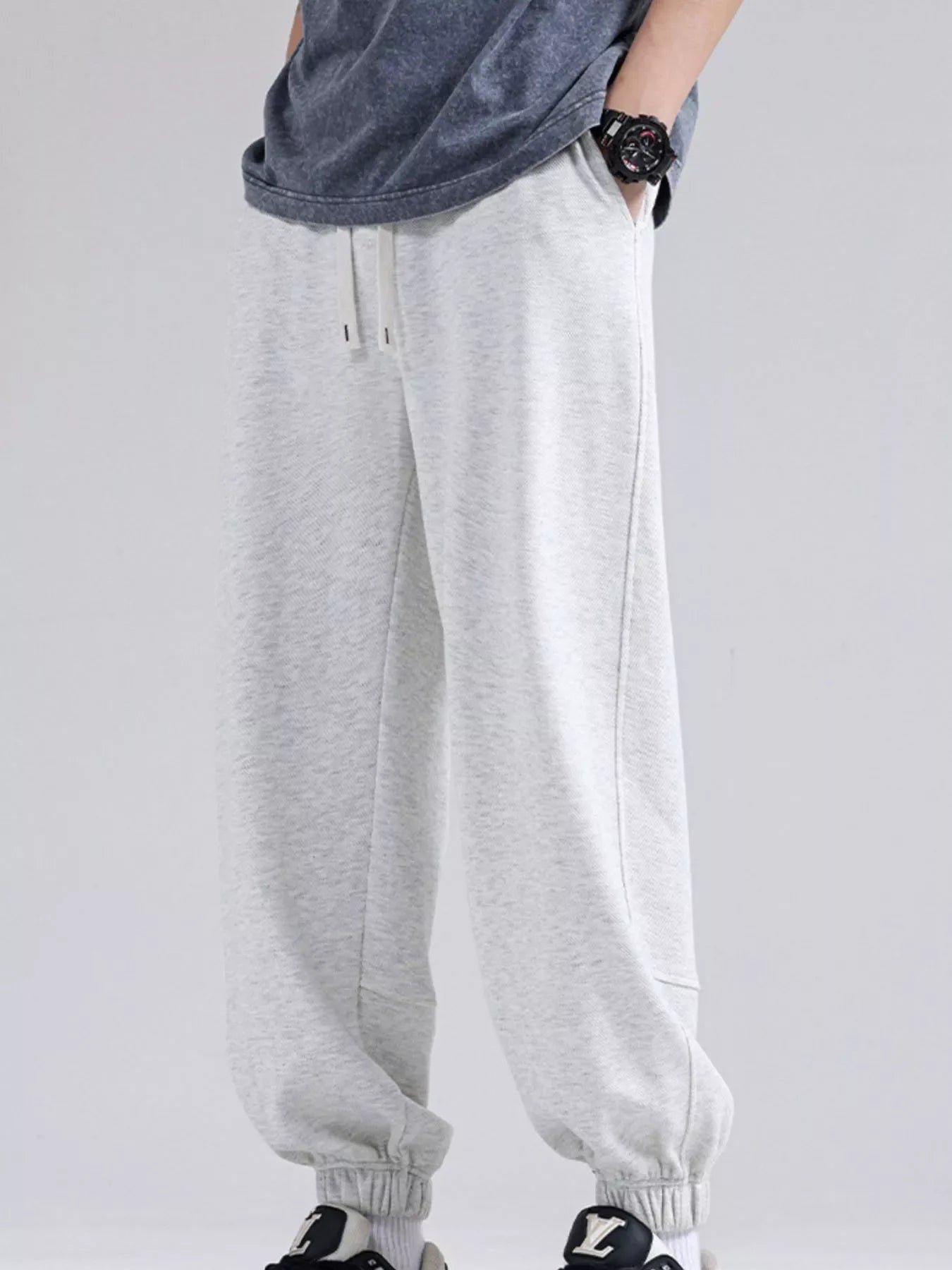 Men's Plus Size Casual Loose Fit Sweatpants