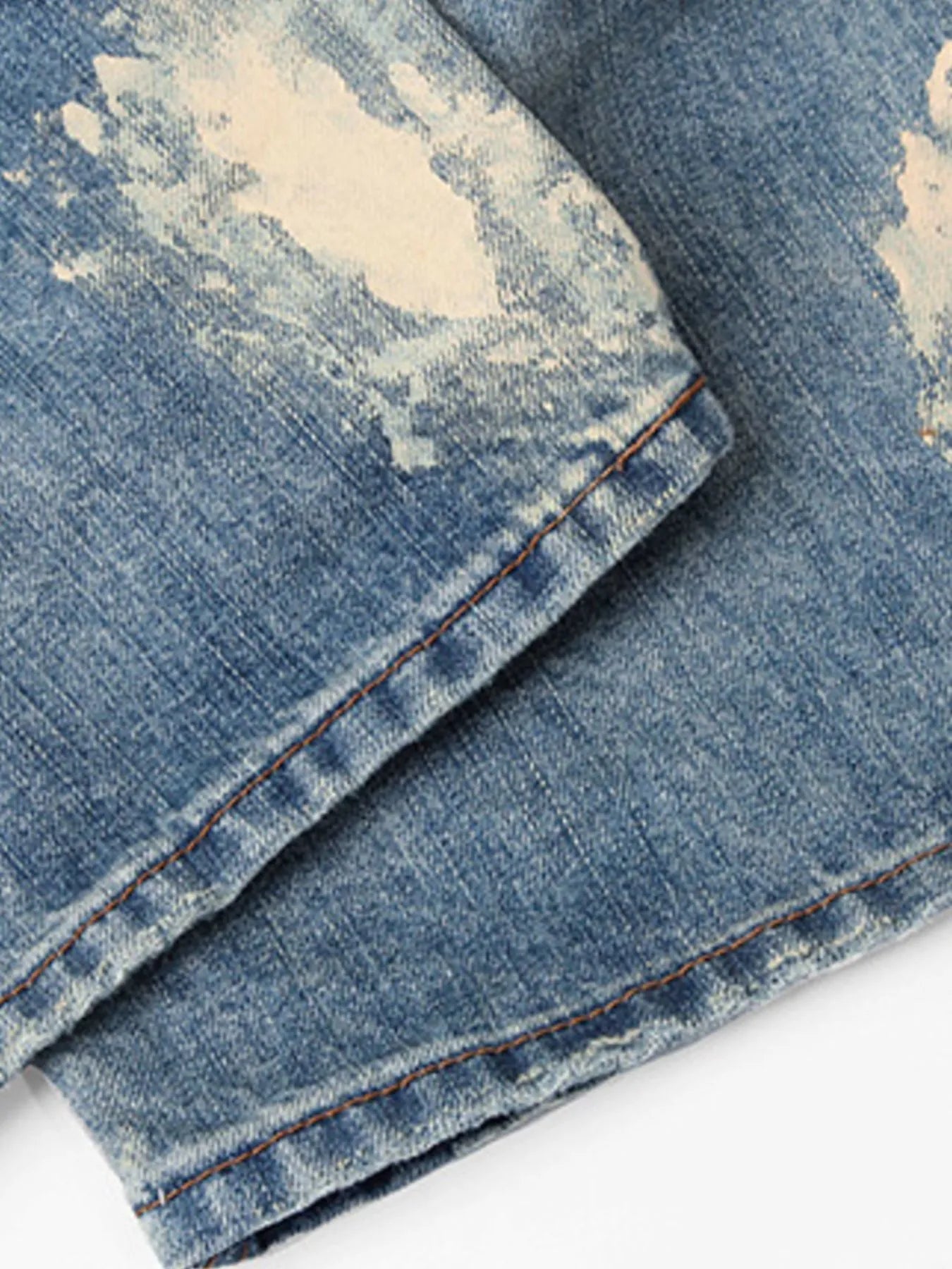 Men's Washed Wide-Leg Baggy Jeans