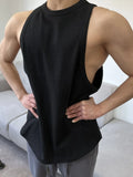 Men's Plus Size Round Neck Tank