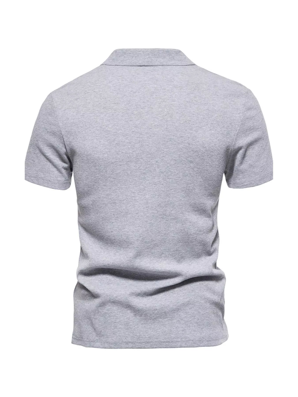 Men's Plus Size Casual Notched Short Sleeve Polo