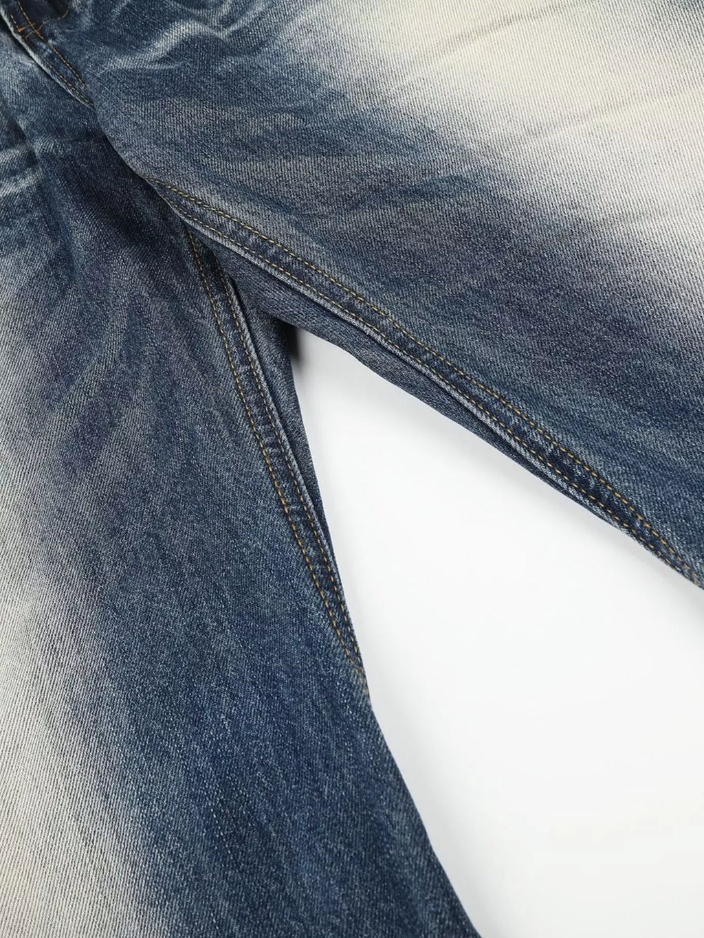 Men's Studded Washed Bootcut Jeans