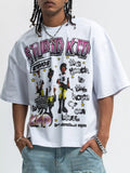 Men's Graphic Round Neck Short Sleeve T-Shirt