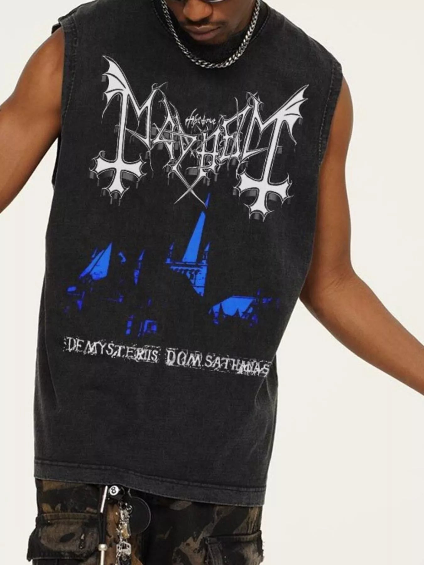 Men's Graphic Vintage Wash Tank Top