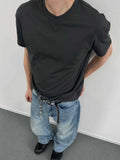 Men's Solid Color Casual T-Shirt