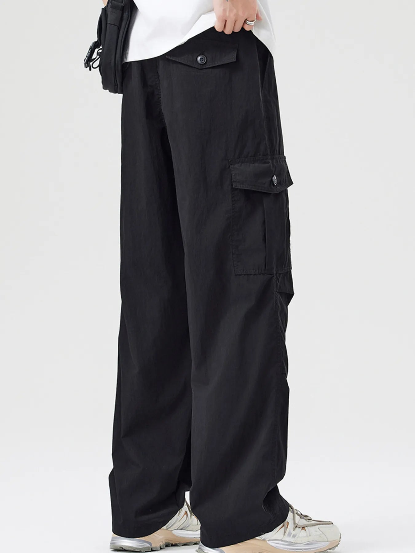 Men's Full Size Loose Fit Cargo Pants Plus Size