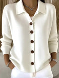 Button-Up Long Sleeve Cardigan