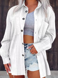 Button Up Long Sleeve Knit Outerwear