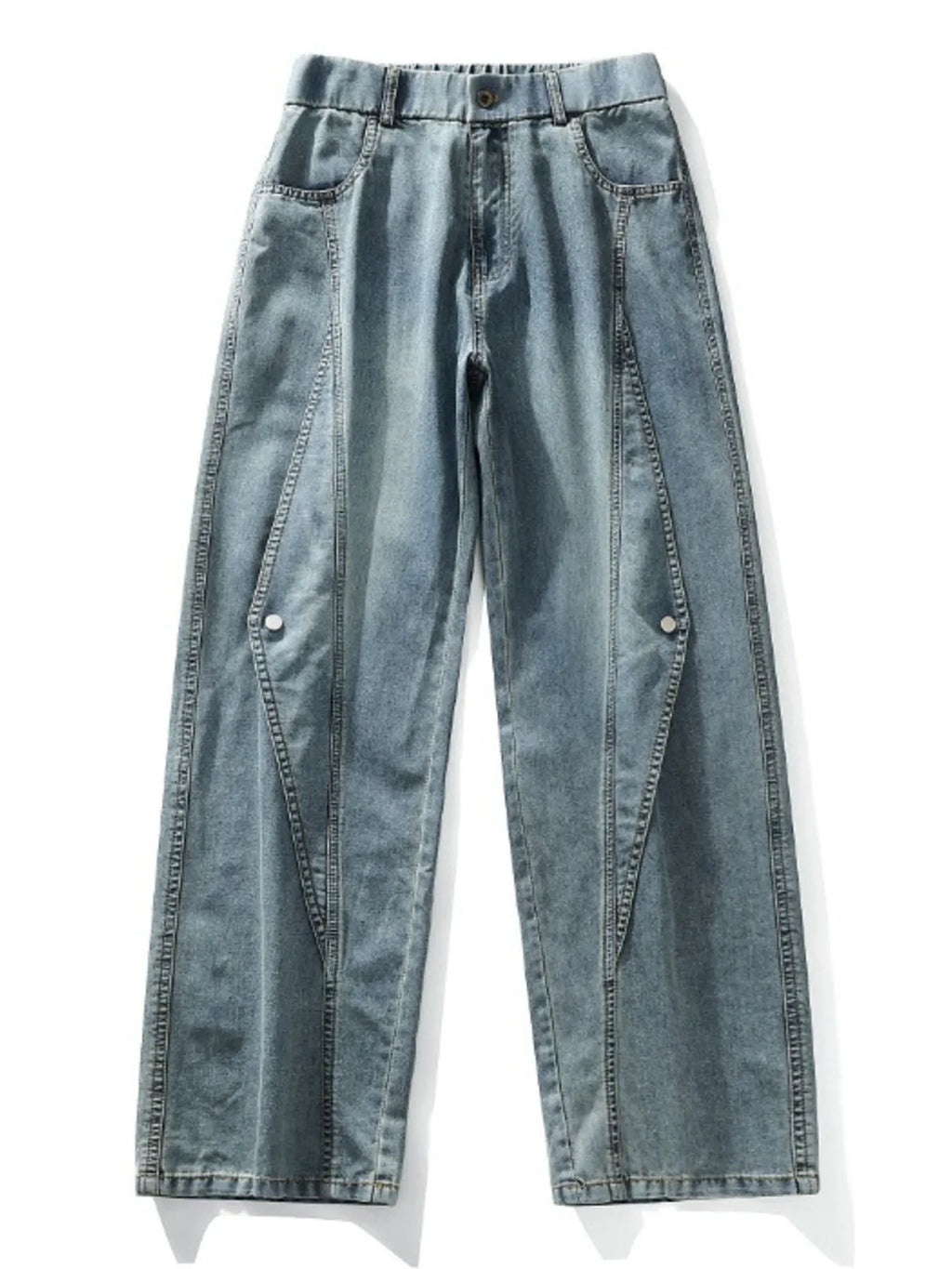 Men's Plus Size Wide Leg Jeans
