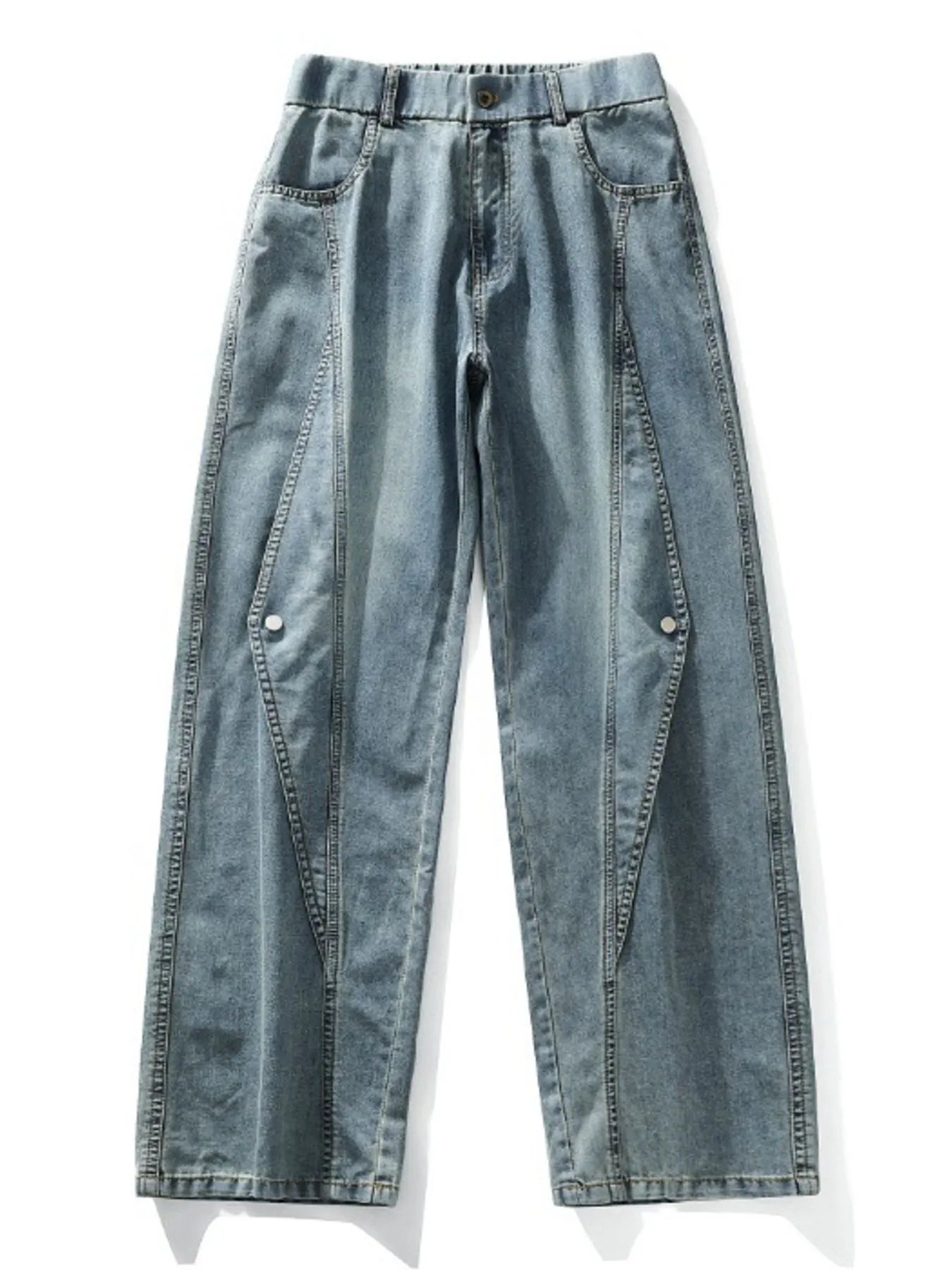 Men's Plus Size Wide Leg Jeans
