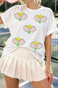 Sequin Pickleball Short Sleeve Tee