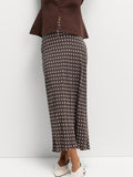 Polka Dot Midi Skirt