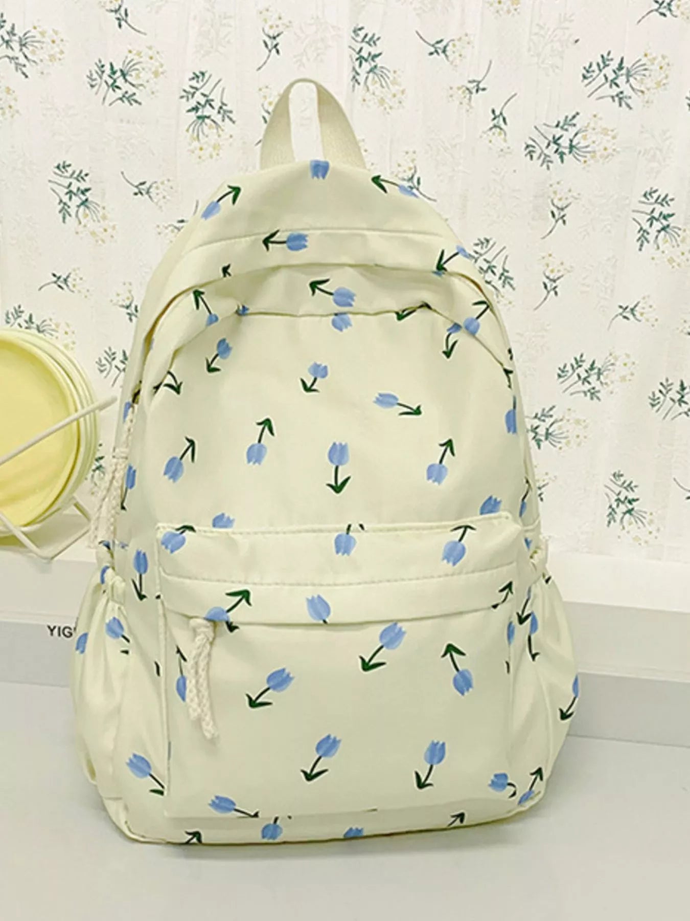 Floral Print Lightweight Backpack Bag