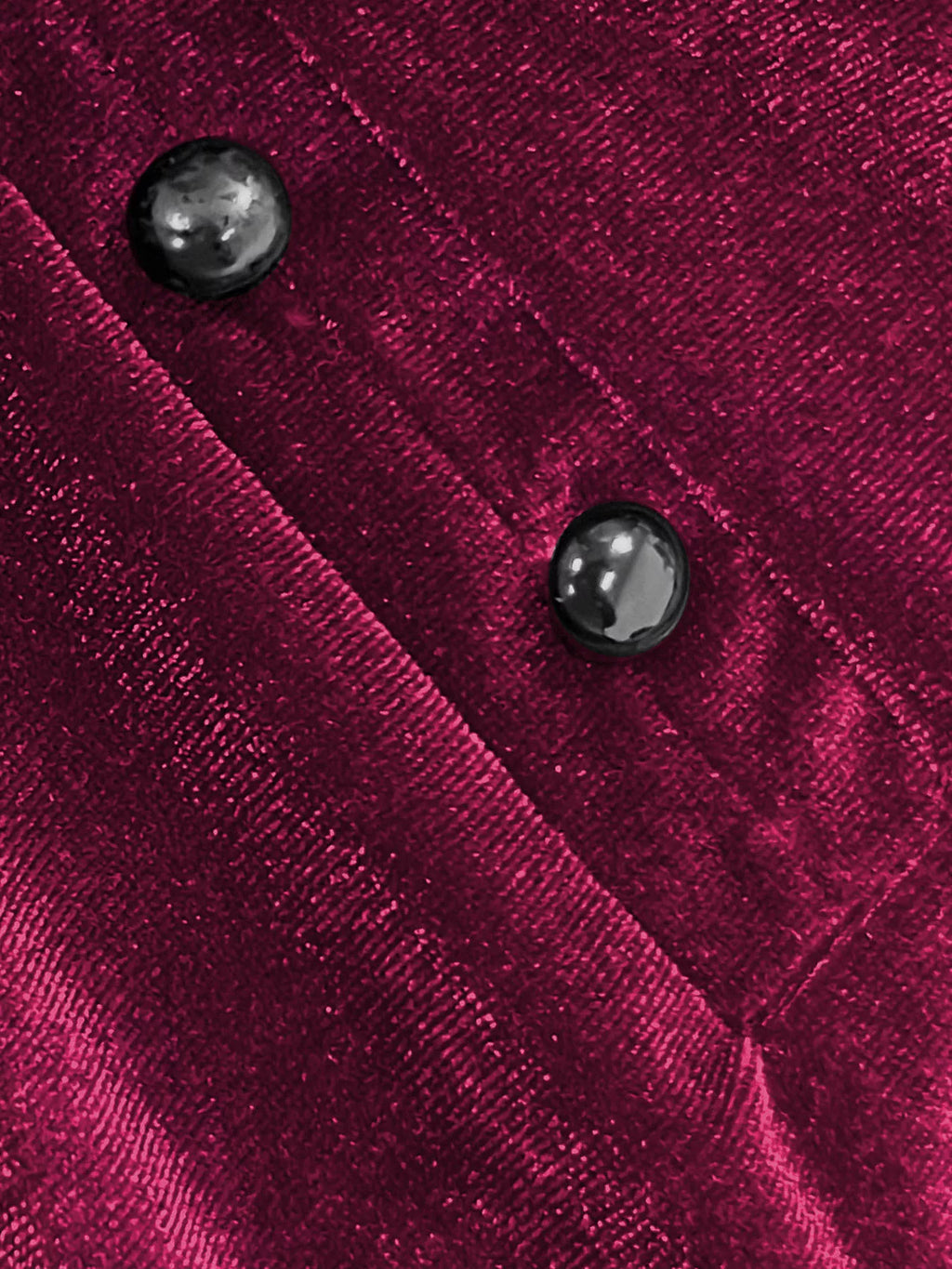 Velvet Balloon Sleeve Blouse