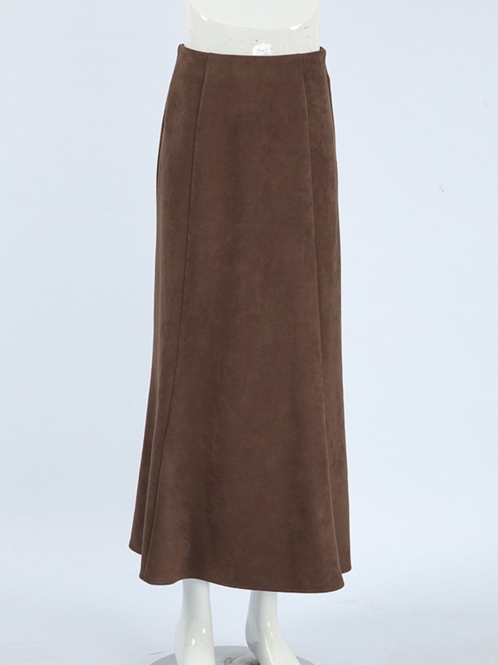Suede Midi Skirt