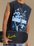 Men's Graphic Round Neck Tank