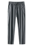 Men's Plus Size Drawstring Wide Leg Pants